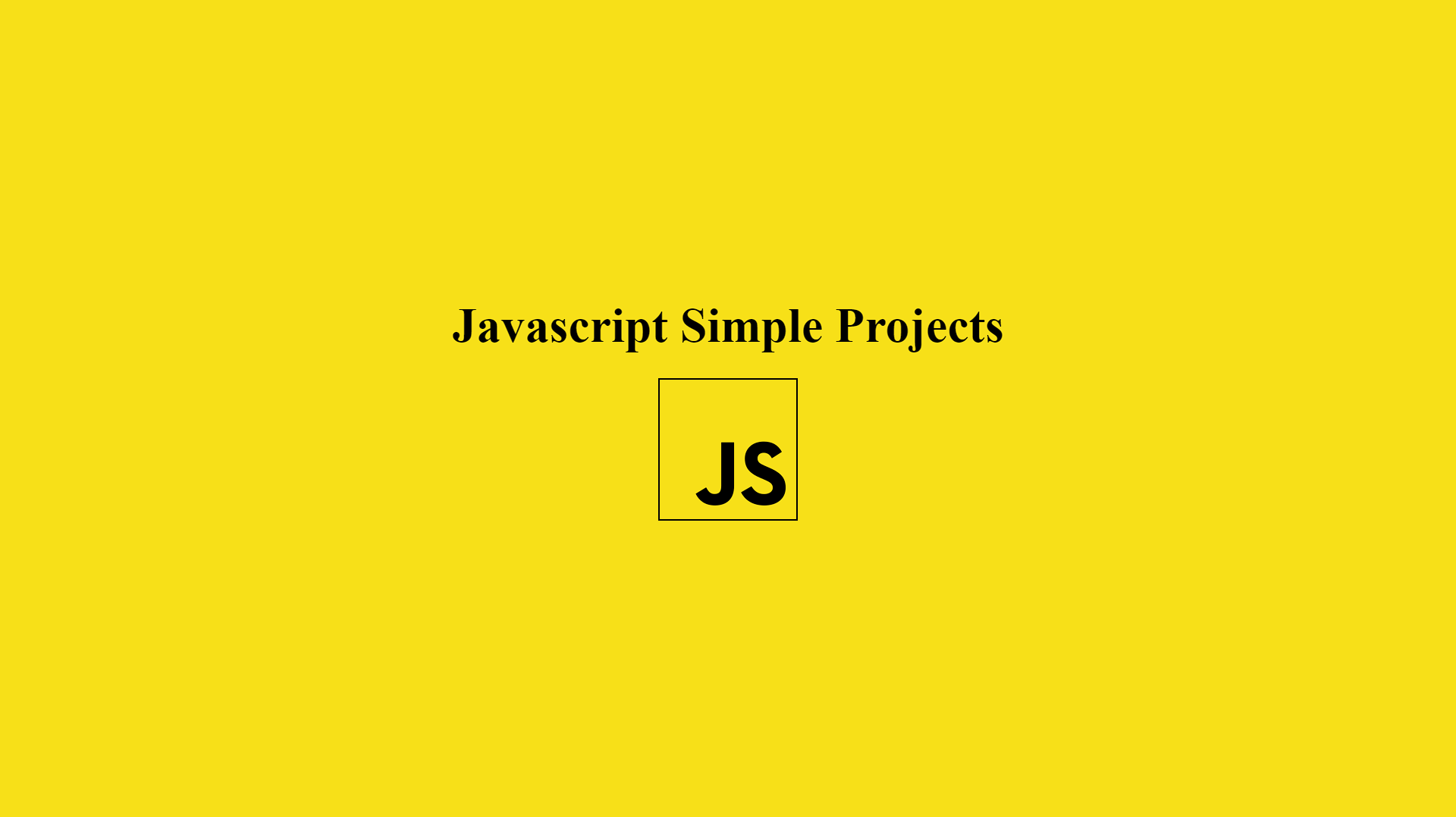 Simple Projects